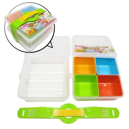 Spoon Details about   Lunch Box Microwave Japanese Bento Box Portable Food Container Storage 