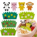 Japanese Microwavable Bento Baran Food Partition Sheet Set