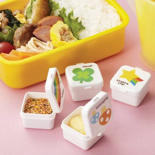 Japanese Bento Box Accessories Sauce Container set of 4 Mayo Cup Ha