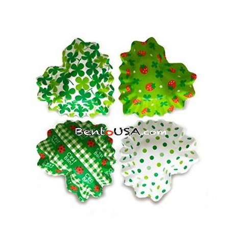 Japanese Bento Box Accessories Microwavable Food Cup Clover Heart 40pcs