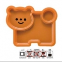 Microwavable Cute Lunch Plate Dish for Kids - 3 Sections