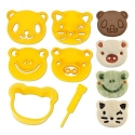 CuteZcute Bento Sandwich Cutter and Pastry Stamp Kit 