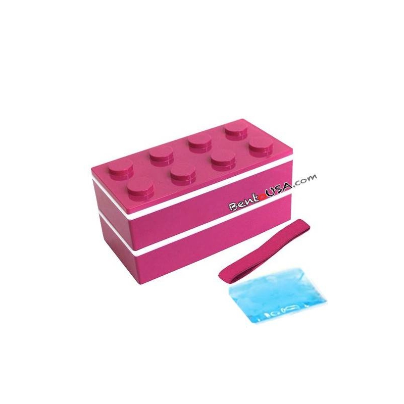 Gel-Cool Two Tier Rectangle Bento Box