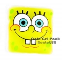 Reusable Cold Gel Pack Sponge Bob for Pain Relief and Bento Box