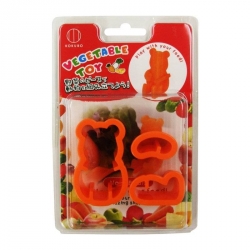 Japanese Bento Accessories Cookie Cutter Set 3D Bear