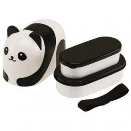 Mini 2 Tier Panda Bento Snack Box 330 ml