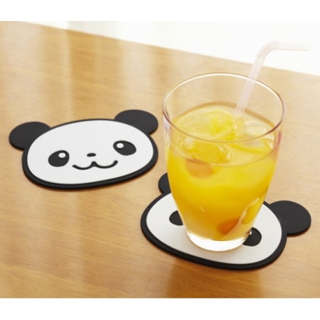 Silicone Panda Coaster set of 2