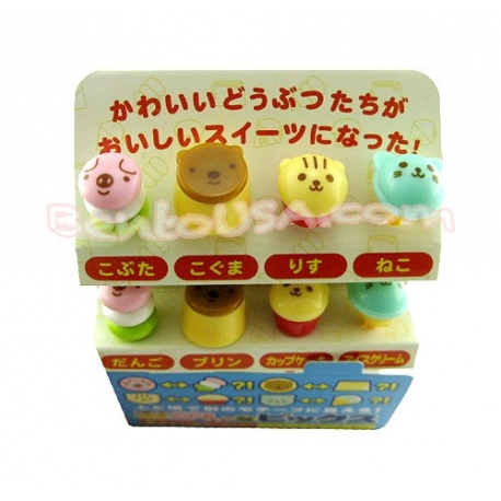 Japanese Bento Accessory Cute Face Food Pick 8 pcs dessert