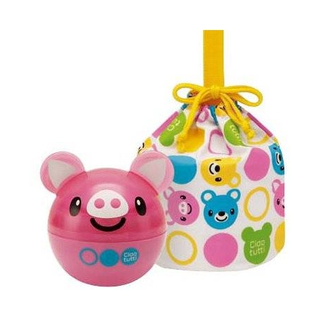 Japanese 2 Tier Bento Food Container Ball Pink Pig set