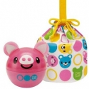Japanese 2 Tier Bento Food Container Ball Pink Pig set
