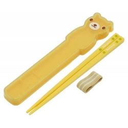 Japanese Bento Fork with Case Bear and Strap