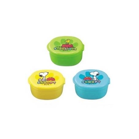 Japanese Bento Mayo Cup Sauce Container Snoopy set of 3 for Sauce