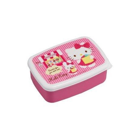 Japanese BENTO Sanrio Hello Kitty  Lunch Box Case 360ml Pink PCR-7 