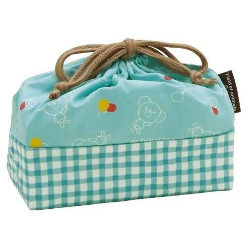 cavar Separar Para editar Bento Lunch Box Cloth Bag Bear Blue for Bento Lunch Bag