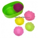 Japanese Bento Silicone Food Cup 5pc 2 Sizes