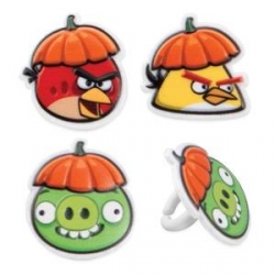 Food Decorating Party Ring Topper Angry Birds Halloween