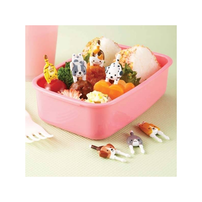Japanese Bento Box Accessories Food Pick Cute Dogs and Cats 