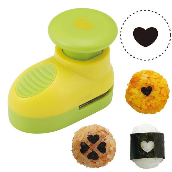 Japanese Bento Nori Puncher Seaweed Cutter Heart for Valentine's d...