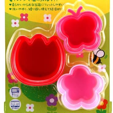 Japanese Pearl Metal Silicone Cup 4pcs Flower For lunch Box bento