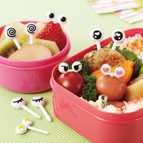Japanese Fun Eyes II Bento Food Pick, for your lunch box - Small f