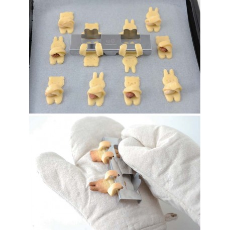 Japanese Sweet Mold Cookie Cutter - Bear Rabbit