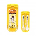 Japanese Bento Fork Spoon Chopsticks and Case 4 in 1 Snoopy