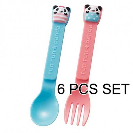 Kids Fork and Spoon with cute Panda Design 6 pcs