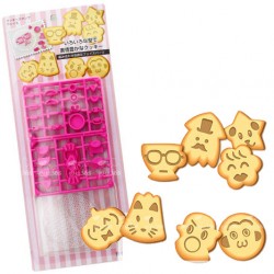 Japanese Cookie Stamp Funny and Cute Face set