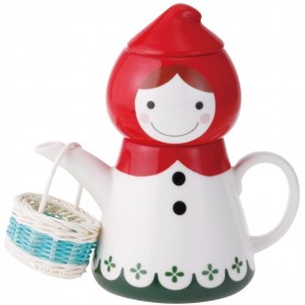 Ceramic Tea for One Red Riding Hood Set