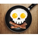 Breakfast Silicone Egg Cooking Mold - Funny Side Up Skull